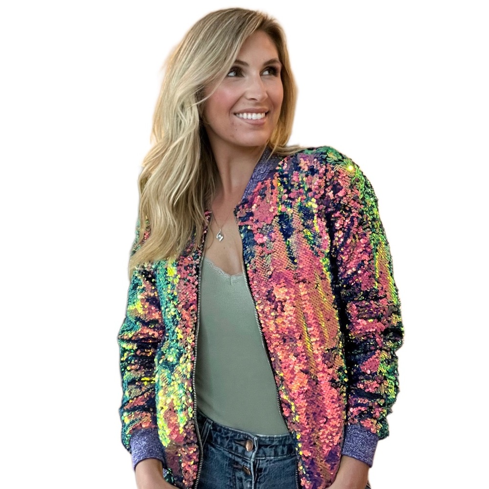 Purple Sequin Jacket